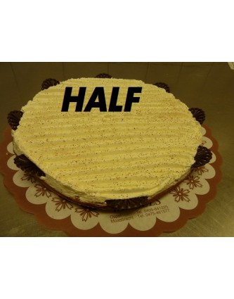 Irish Coffee bavaroisvlaai half Irish Coffee bavaroisvlaai half